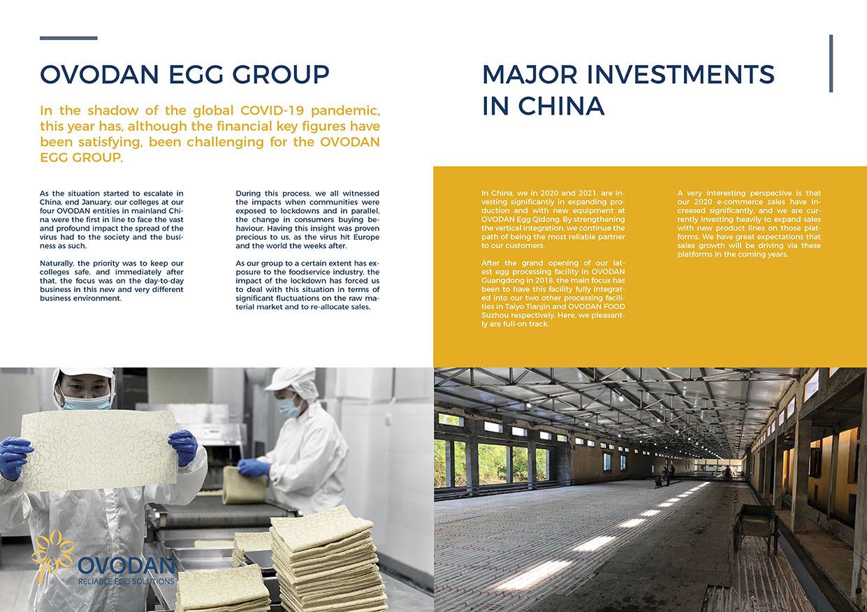 OVODAN EGG GROUP 2020 status